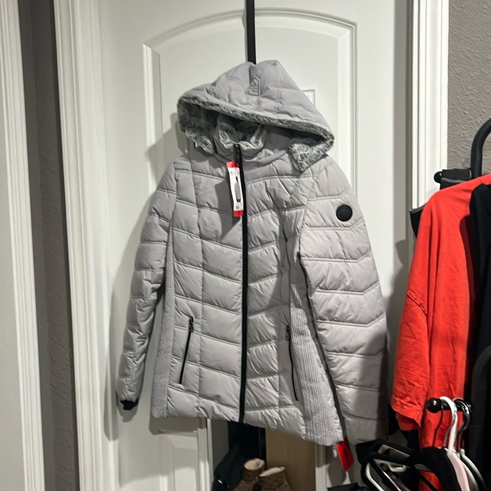 New with tags light grey winter jacket